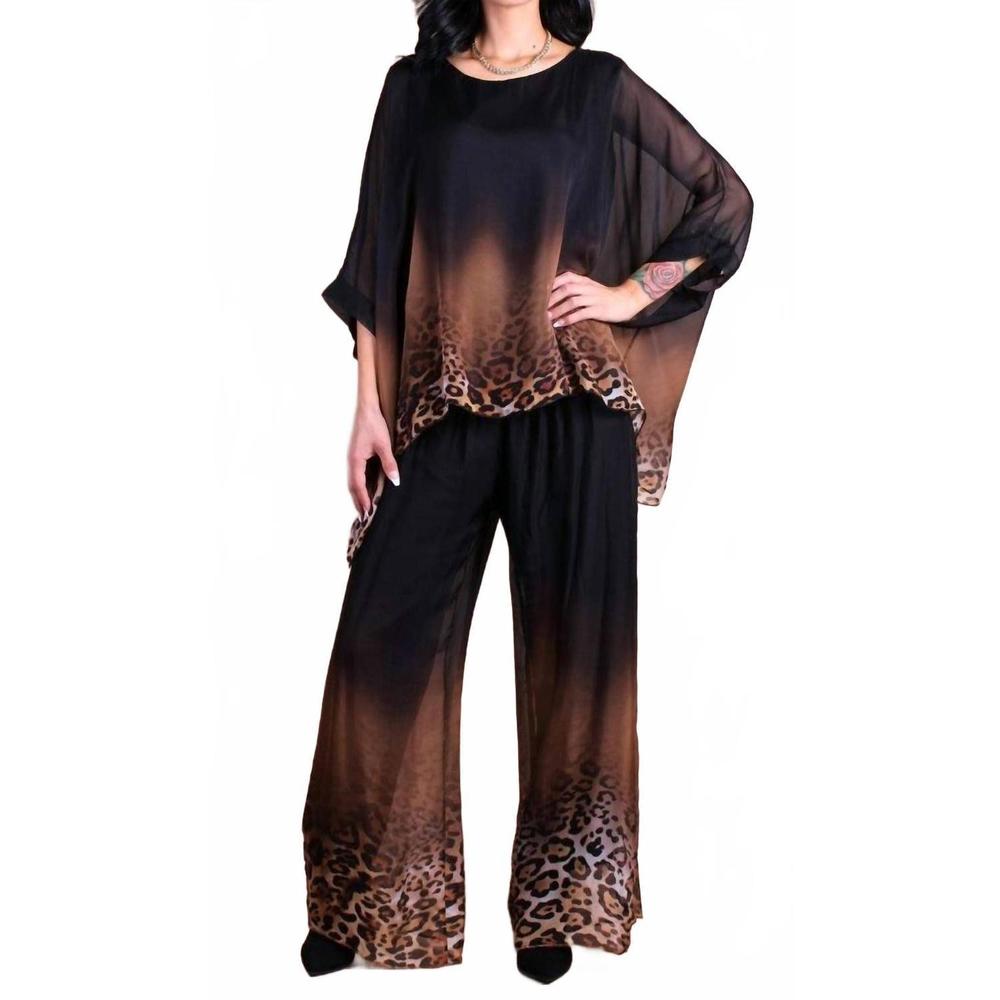 NEW GIGI MODA seta savanna kaftan top in black - Picture 4 of 4
